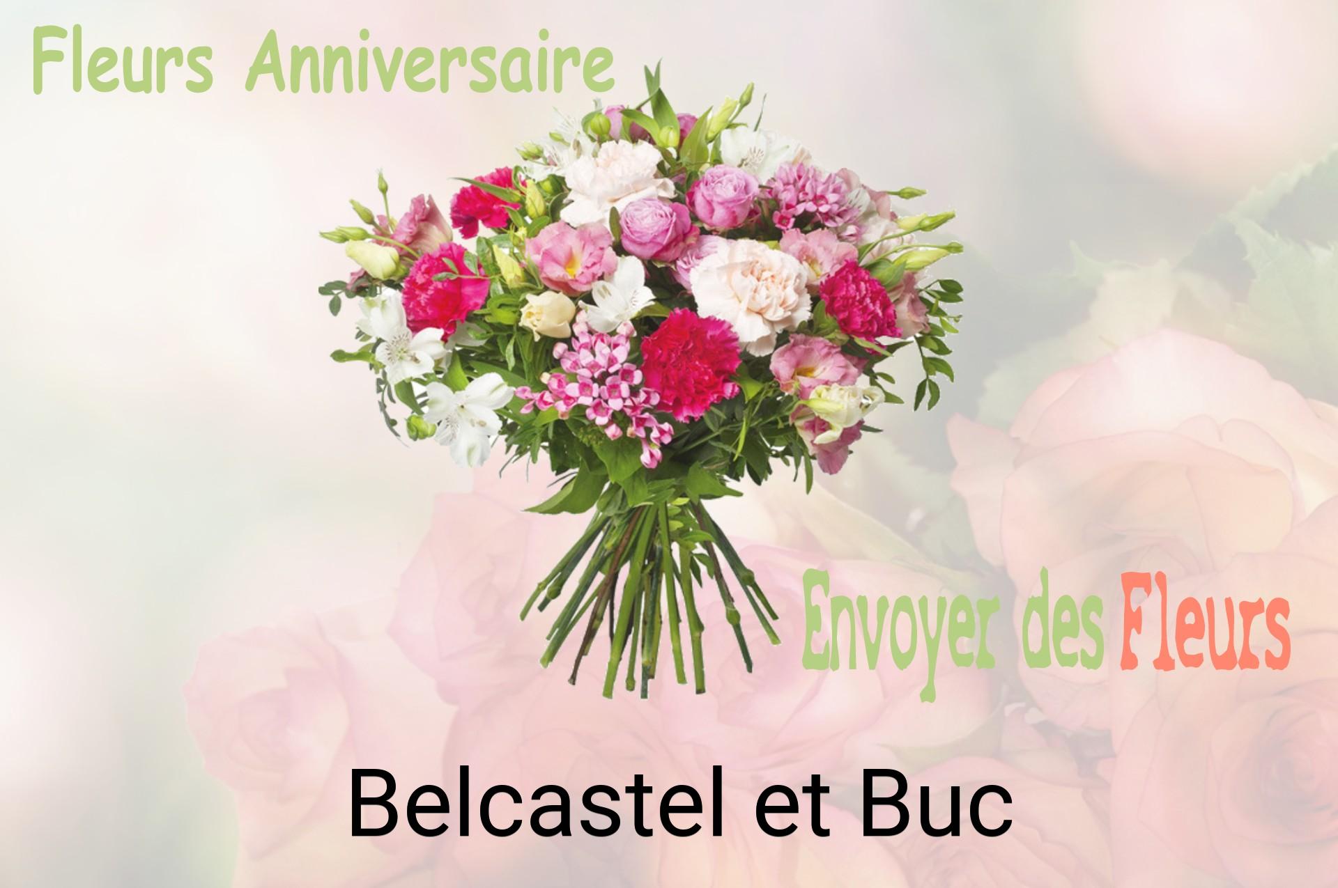Bouquet de fleurs d’anniversaire livré à Belcastel-et-Buc